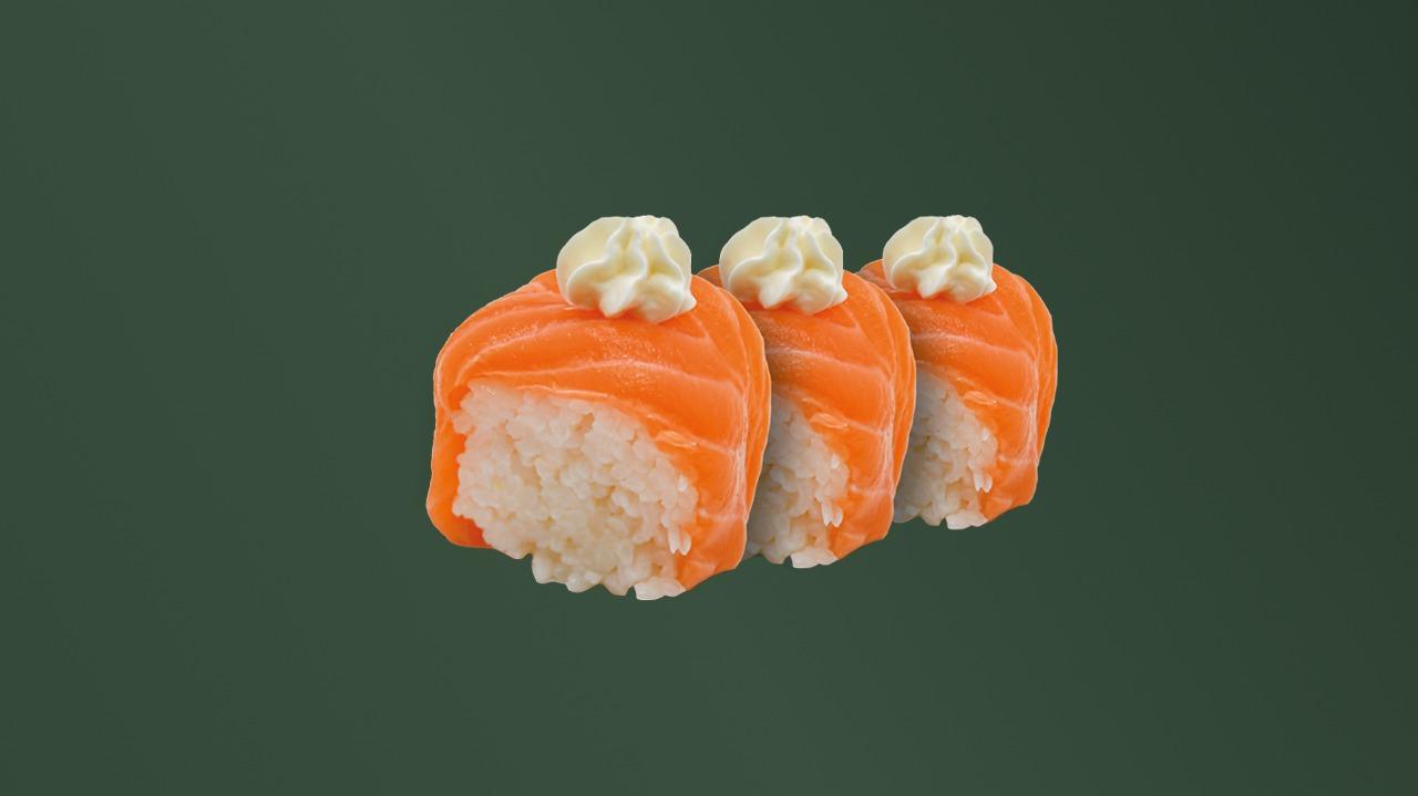 Salmon roll & cheese