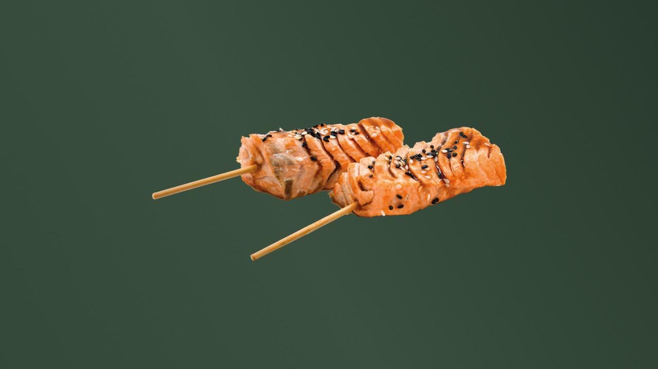 Yakitori saumon