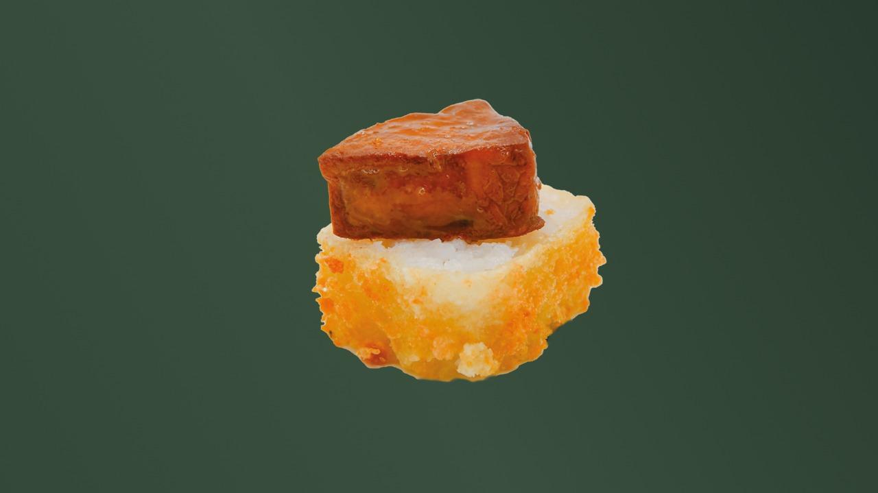 Crunchy foie gras