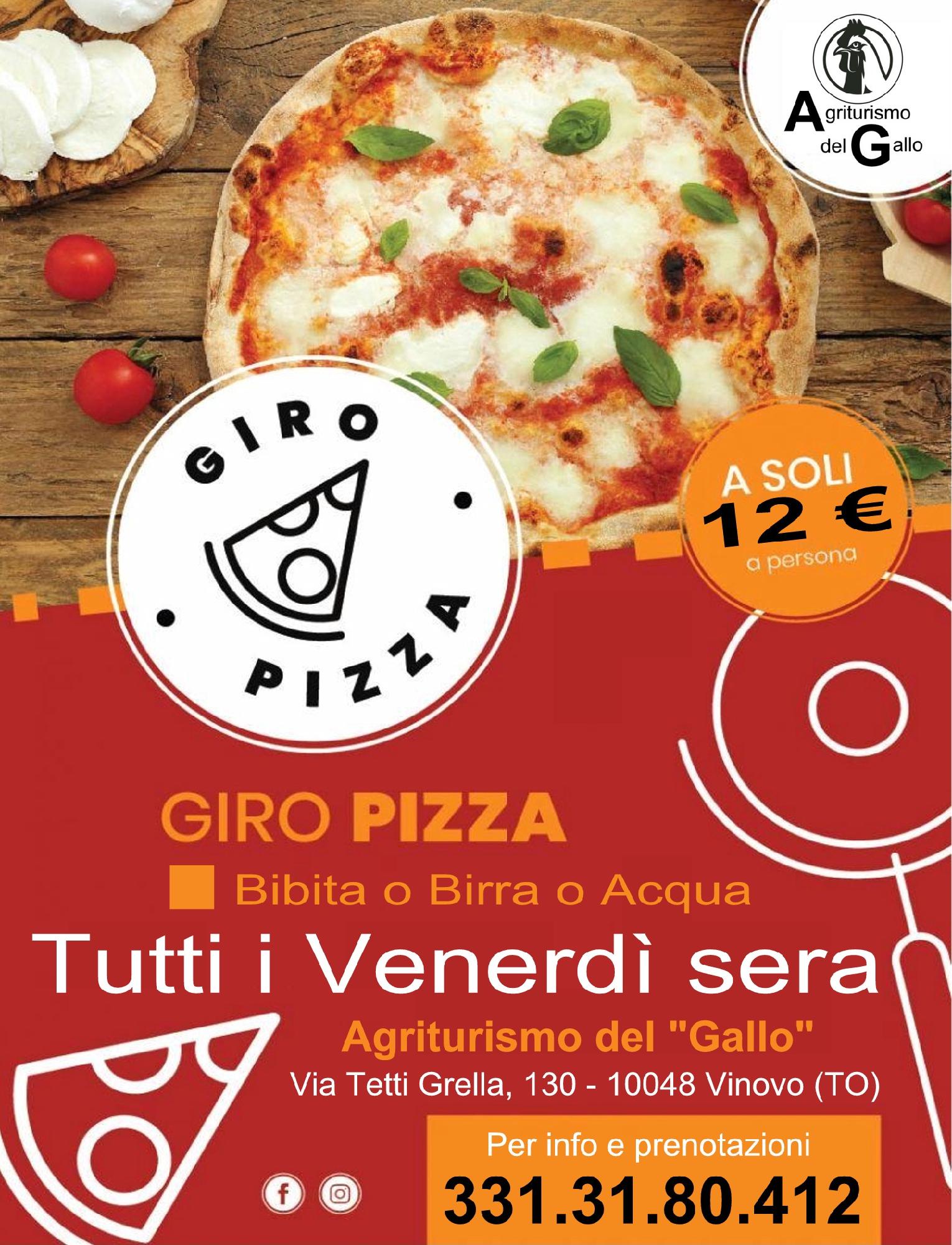 Venerdì sera giro pizza